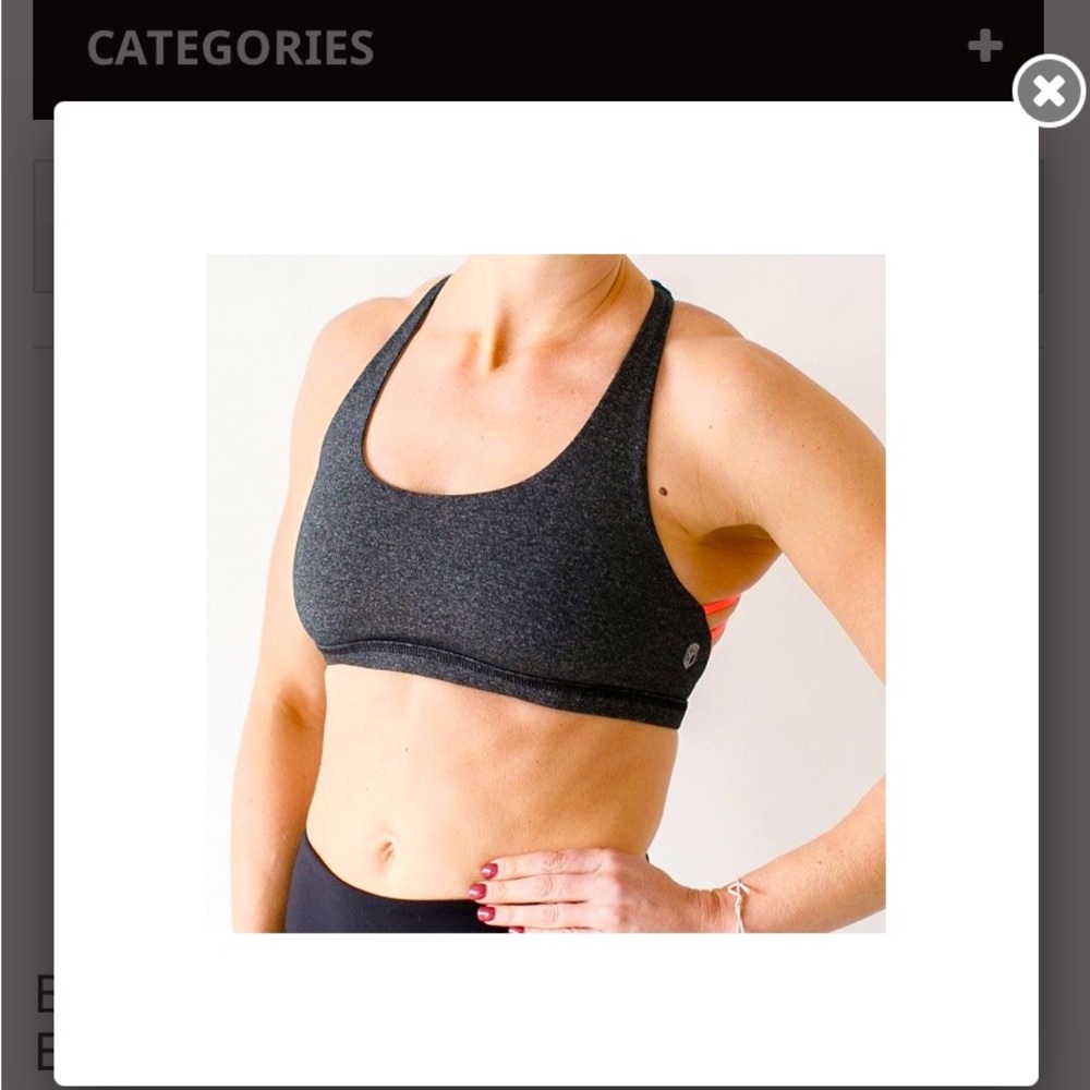 BORN PRIMITIVE VITALITY SPORTS BRA | Heathered Black/Hot Pink XS